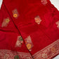 Red Banarsi Weaving Silk Saree