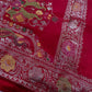 Red Banarsi Weaving Silk Saree
