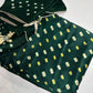 Bandhani Bhandej Green Modal Silk Saree