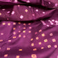 Bandhani Bhandej Purple Modal Silk Saree