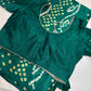 Bandhani Bhandej Green Modal Silk Saree