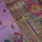 Pasmhmina Silk Mauve Pink Weaving Saree