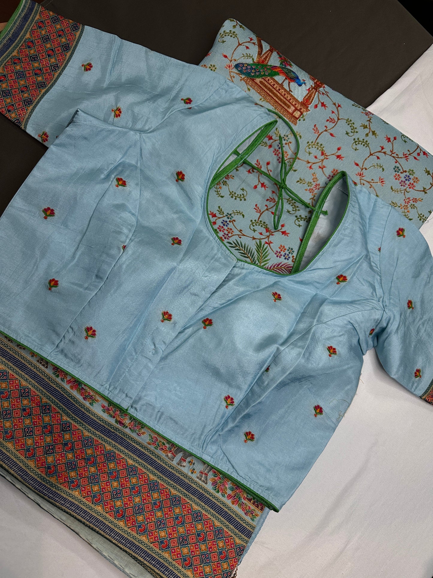 Pure  Pashmina Weaving  Ziraf Silk Saree