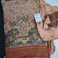 Pure  Pashmina Weaving  Ziraf Silk Saree