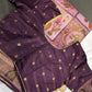 Pure  Pashmina Weaving  Ziraf Silk Saree