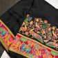 Pure  Pashmina Weaving  Ziraf Silk Saree