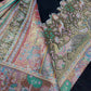 Pure  Pashmina Weaving  Ziraf Silk Saree