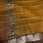 Mustard Brown Cotton Silk Mangalgiri Saree