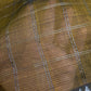 Mustard Brown Cotton Silk Mangalgiri Saree