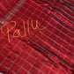 Red Cotton Silk Mangalgiri Saree