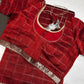 Red Cotton Silk Mangalgiri Saree