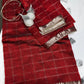 Red Cotton Silk Mangalgiri Saree