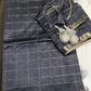 Blue Cotton Silk Mangalgiri Saree