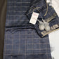 Blue Cotton Silk Mangalgiri Saree