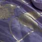 Purple lavender Banarsi Silk Saree