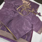 Purple lavender Banarsi Silk Saree