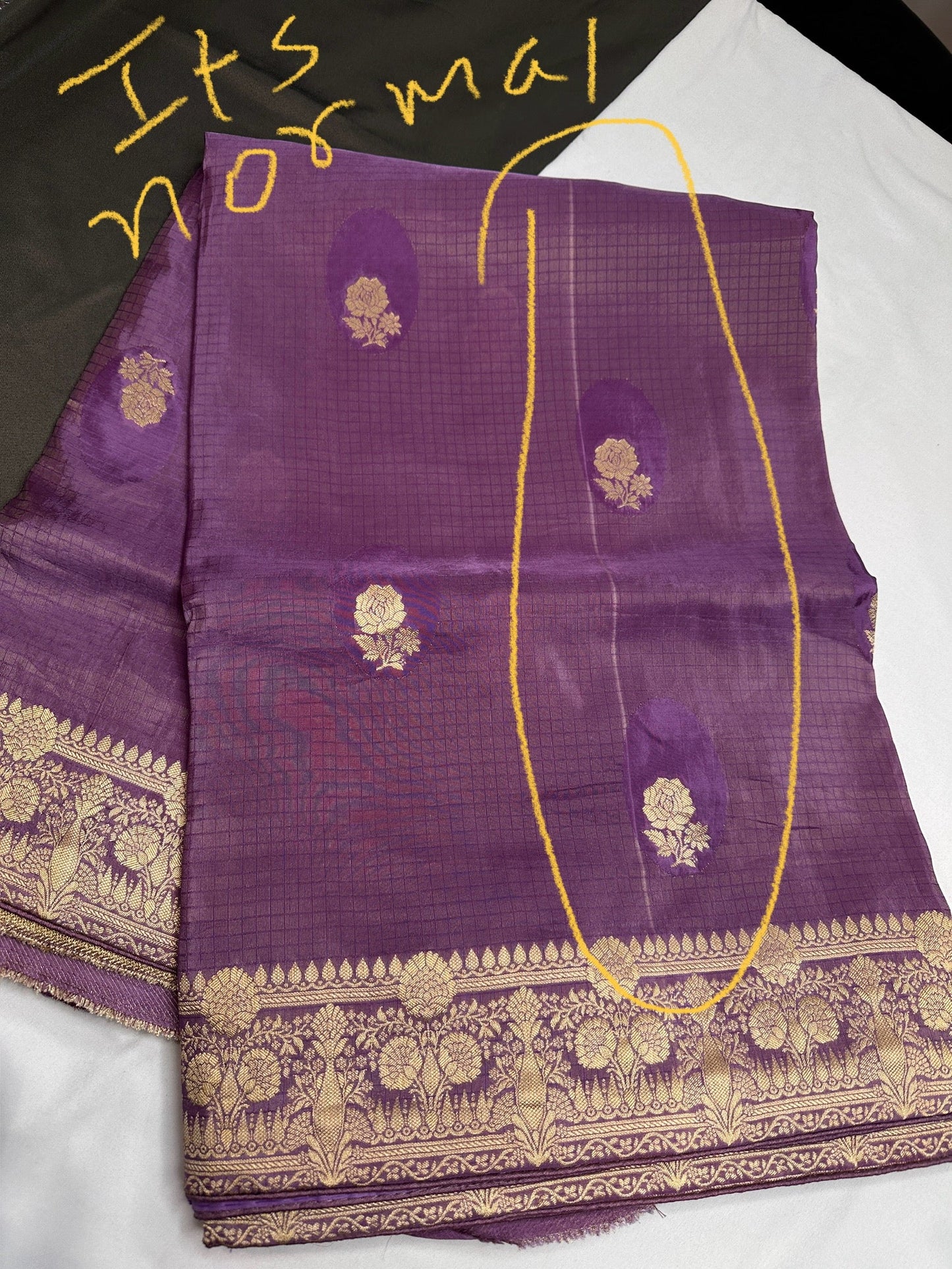Purple Tissue Banarsi Silk Saree