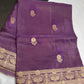 Purple Tissue Banarsi Silk Saree