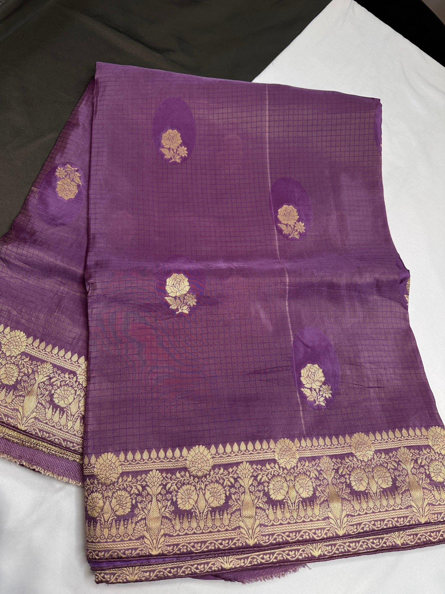 Purple Tissue Banarsi Silk Saree