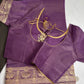 Purple Tissue Banarsi Silk Saree