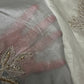 White Organza Designer Tissue Silk Saree With Sequence