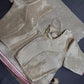 Banarsi Tissue Georgettte Gold Saree
