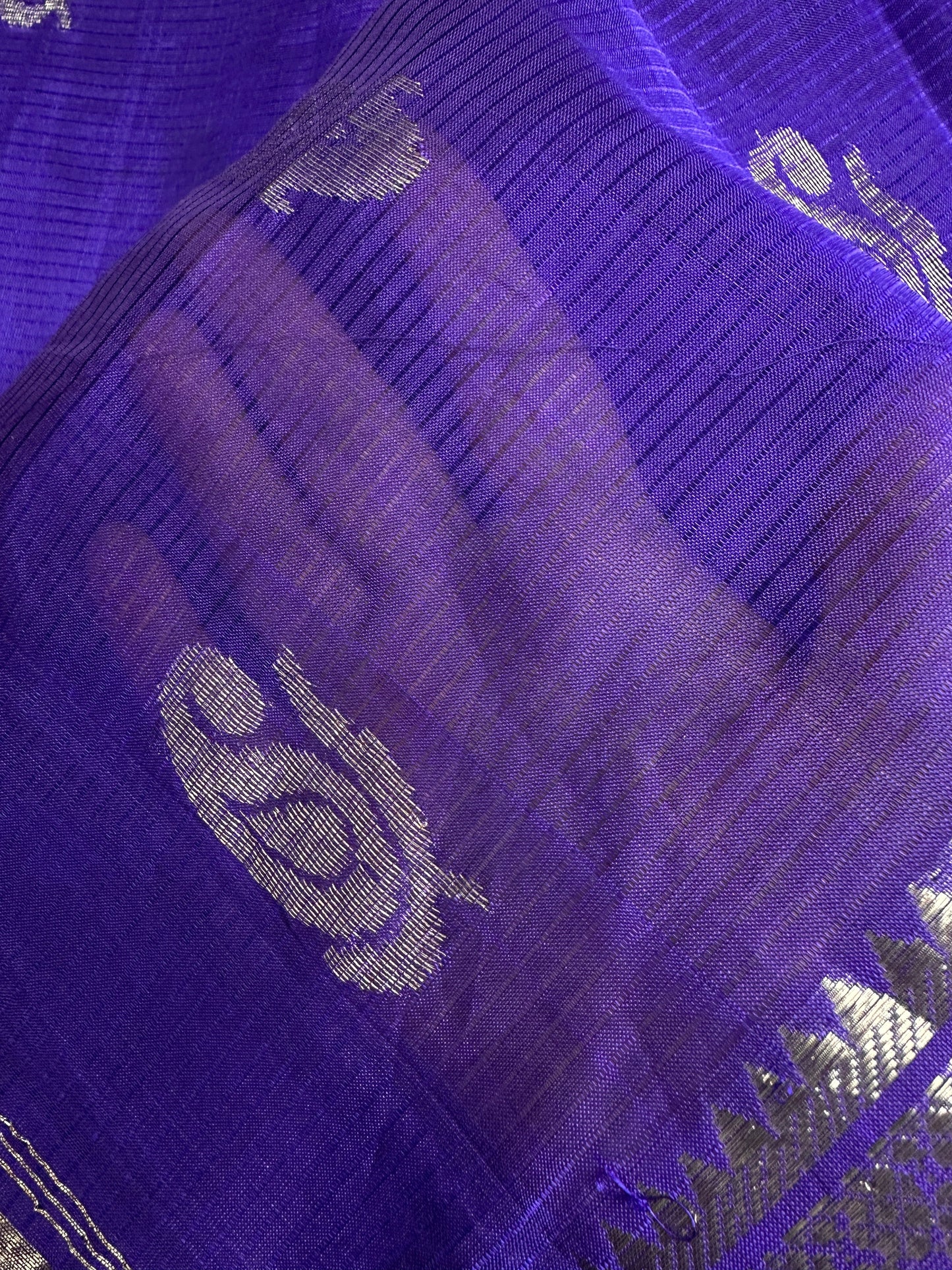 Blue Mangalgiri SICO Handloom Saree