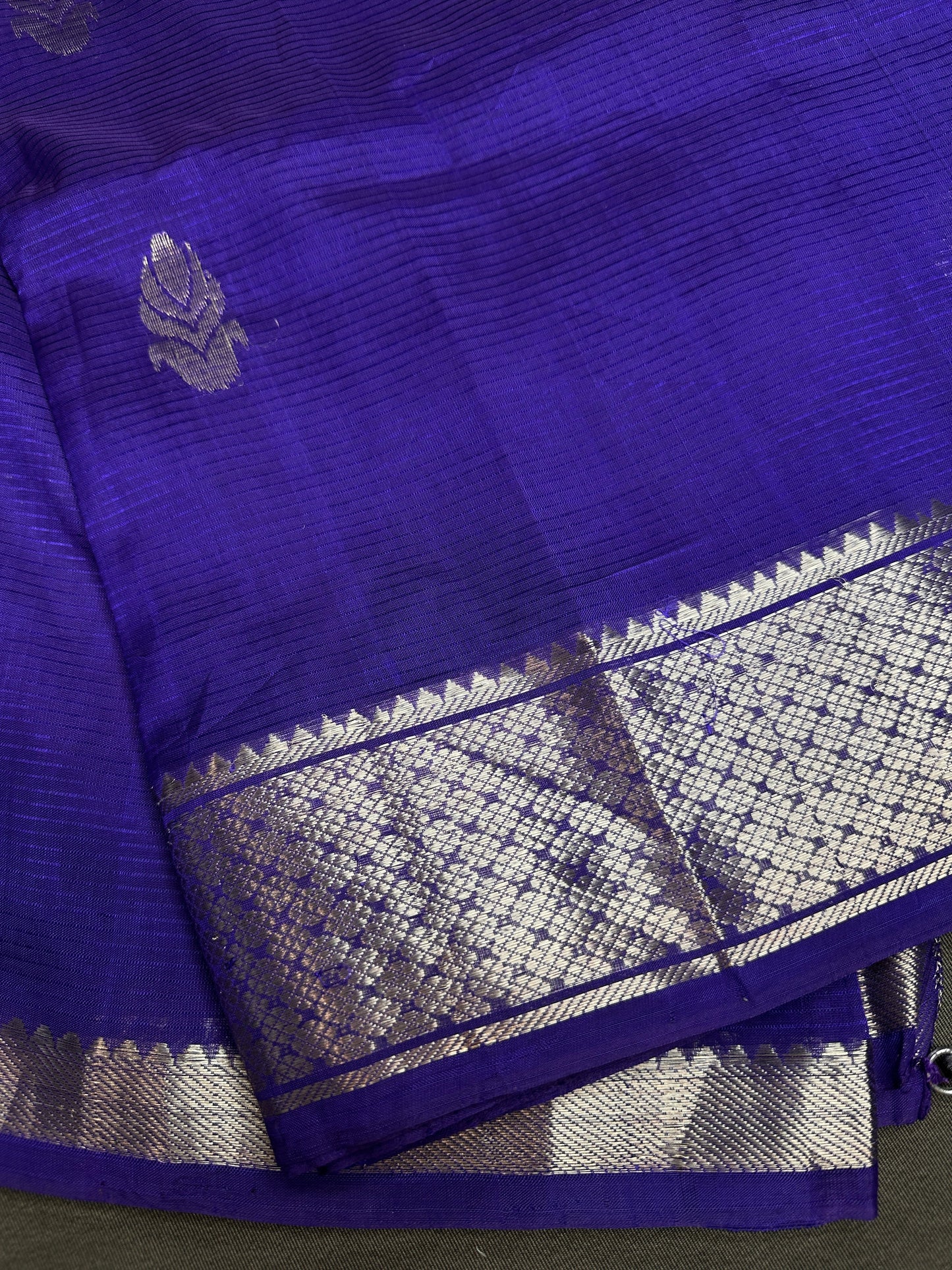 Blue Mangalgiri SICO Handloom Saree