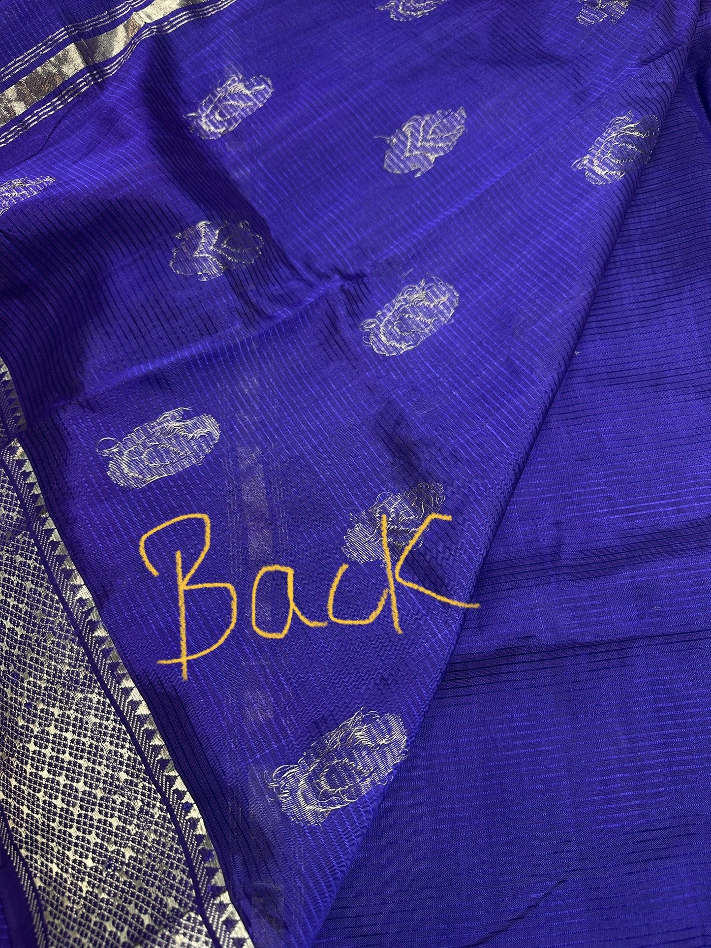 Blue Mangalgiri SICO Handloom Saree