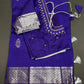Blue Mangalgiri SICO Handloom Saree