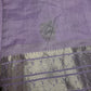 Lavender Purple Mangalgiri SICO Handloom Saree