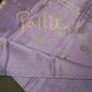 Lavender Purple Mangalgiri SICO Handloom Saree