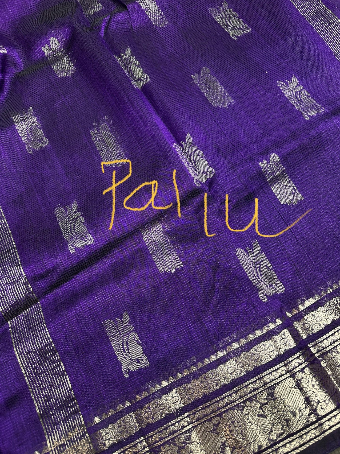 Purple Mangalgiri SICO Handloom Saree