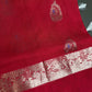 Red Mangalgiri Pure Silk Handloom Saree