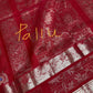 Red Mangalgiri Pure Silk Handloom Saree