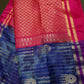 Blue Pink Uppada light Weight  Silk  Saree