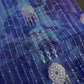 Blue Pink Uppada light Weight  Silk  Saree