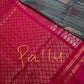 Blue Pink Uppada light Weight  Silk  Saree