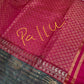 Greyish Blue Pink Uppada light Weight  Silk  Saree