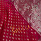 Banarsi Orange Pink Party Wear  Saree