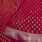 Banarsi Orange Pink Party Wear  Saree