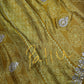 Mustard Yellow  Gotta Patti Gaji Silk  Saree
