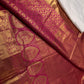 Pink Brocade Semi Kanchi Silk  Saree
