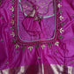 Pink Brocade Semi Kanchi Silk  Saree