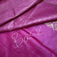 Pink Brocade Semi Kanchi Silk  Saree