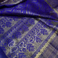 Purple Brocade Semi Kanchi Silk  Saree