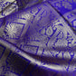 Purple Brocade Semi Kanchi Silk  Saree