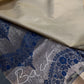 Blue Brocade Semi Kanchi Silk  Saree