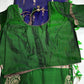 Blue Green Light Weight Kanchi Soft Silk  Saree
