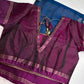 Peacock Blue Light Weight Kanchi Soft Silk  Saree